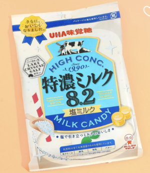 UHA Tokuno Milk 8.2 High Concentrated Candy - Salted Milk